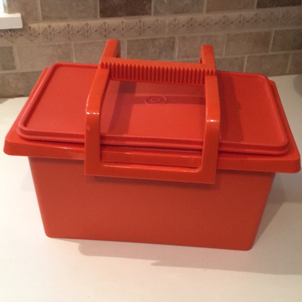 Vintage Tupperware storage/carry container